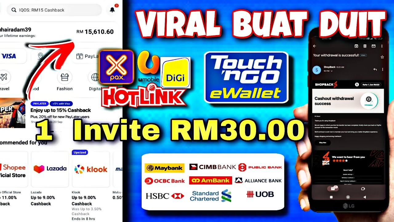 Viral 2023 !! Cara dapat duit RM30 free dari Shopback daftar sekarang ...