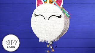 Unicorn Piñata Party Paper Craft Fast-N-Easy Diy Labs