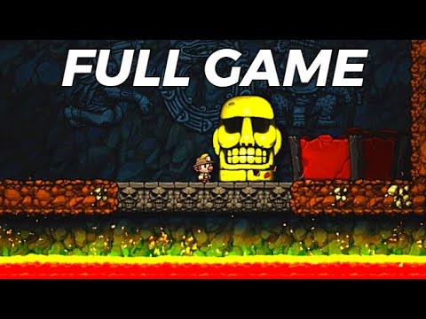 SPELUNKY - Full Game No Deaths | Ironman Walkthrough - Gameplay No Commentary