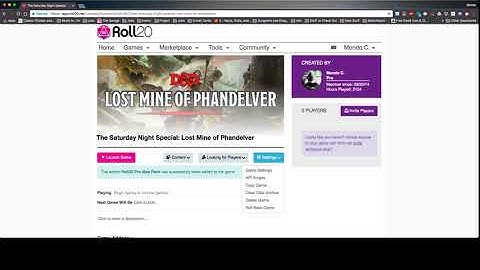 Roll20 Setup: Lost Mine of Phandelver Part 1