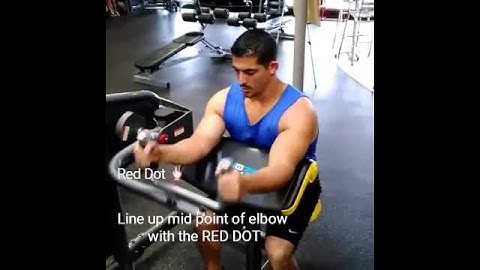 How to use the Triceps Extension Machine