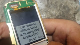 Nokia 112 RM-837 LCD torch / light not working solution