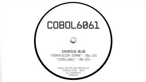 Zavorius Blob - COBOL6061 (minimal electro)