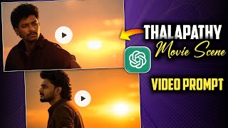 Trending Thalapathy movie scene video creation using ChatGPT | Create video with Google Vids screenshot 3