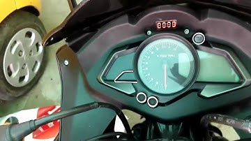 Led tachometer/rpm meter/shift light arduino installed on pulsar RS200 (FINAL VIDEO) @chippernut