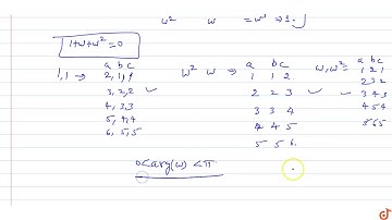 Let `omega` be a complex cube root of unity with `0  lt arg(omega)  lt 2pi`, A fair die is th