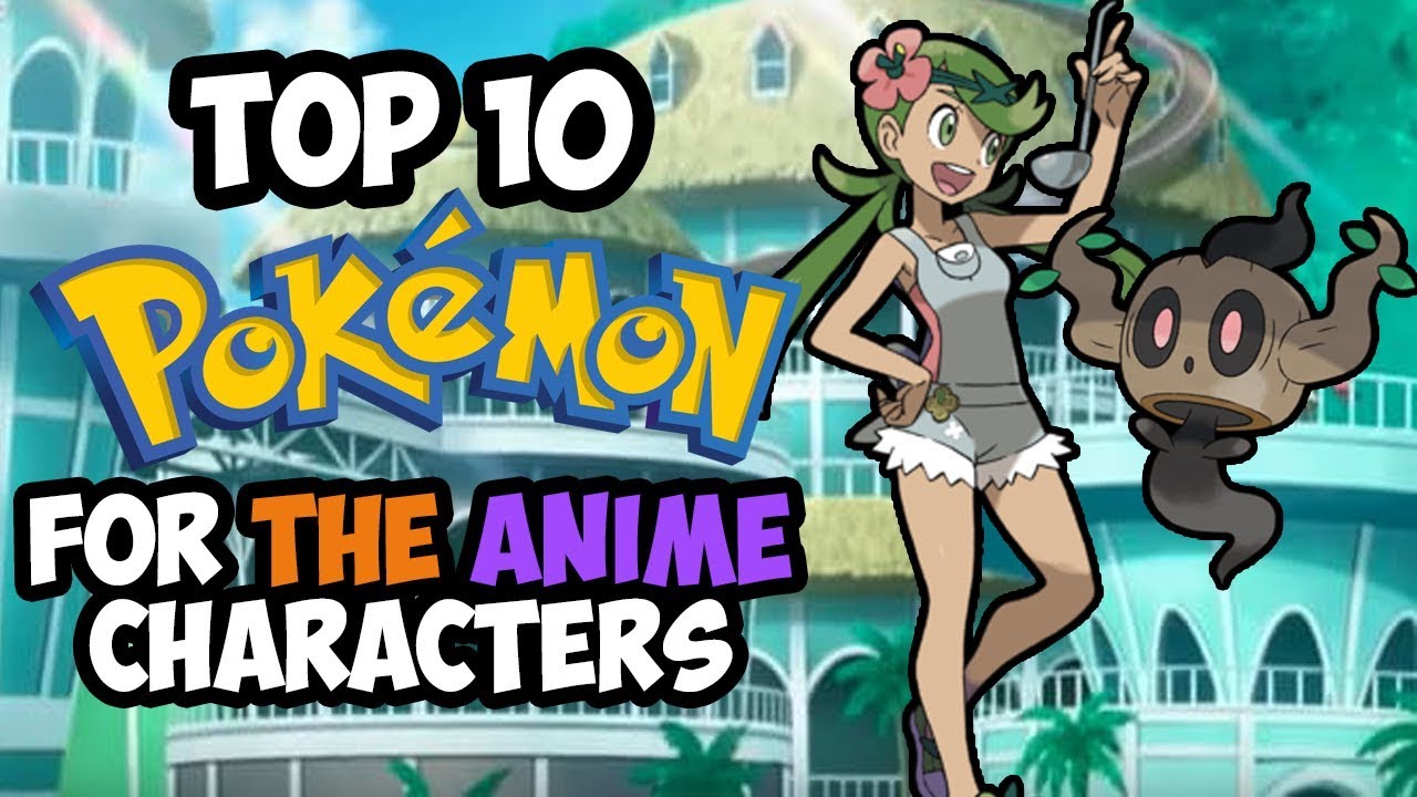 Top Ten Favourite Sun and Moon Characters