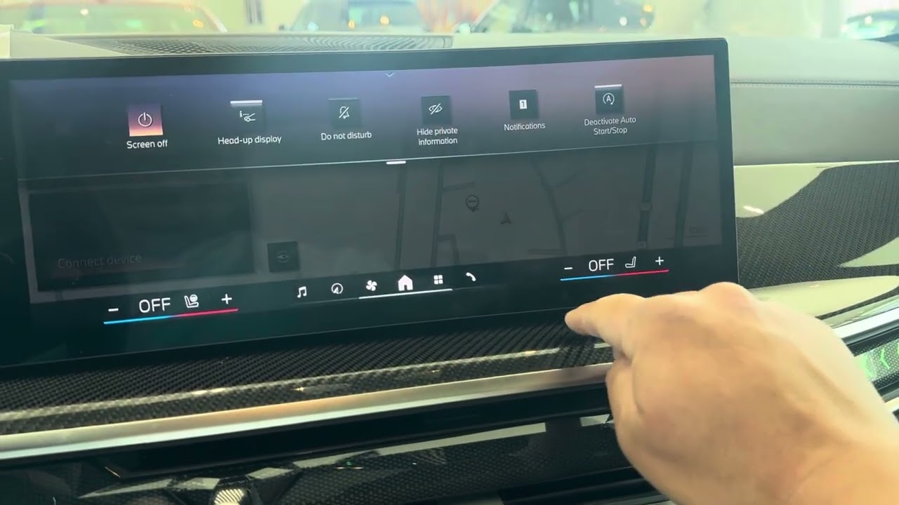 Disable auto start stop in ￼ BMW iDrive 8.5