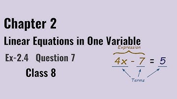 Class 8 -Question 7 Ex- 2.4 - Linear Equations in One Variable - Chapter-2 Maths Class 8 - NCERT