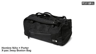 Hombre Niño × PORTER X-Pac 3way Boston Bag