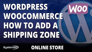 Wordpress Woocommerce How To Add A Shipping Zone 👍