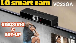 lg smart cam vc23ga unboxing & set-up oledc3 screenshot 5