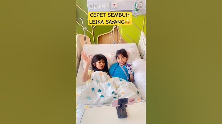 CEPET SEMBUH LEIKA🥲 DISTA NEMENIN LEIKA DI RUMAH SAKIT #shortvideo