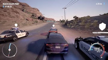 Need for Speed Payback - COP CHASE GAMEPLAY - Roadblock - Spike -  (Graphics - Ultra HD)