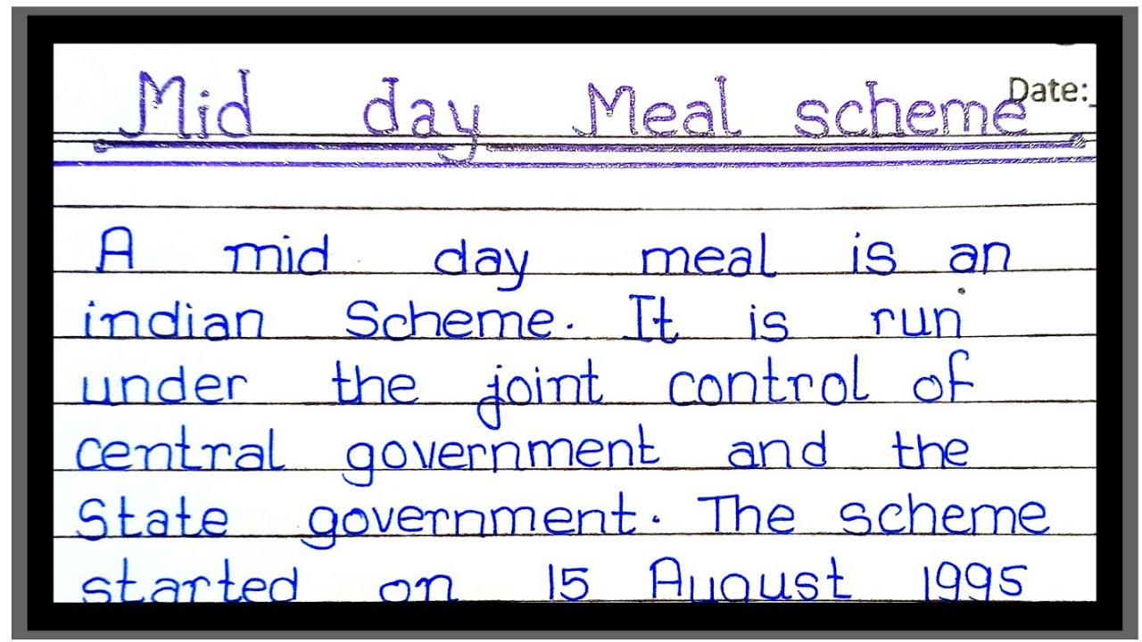 essay on mid day meal scheme