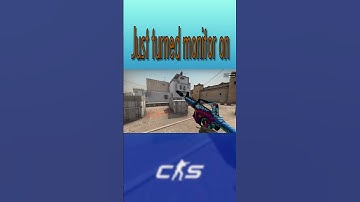 Just turned monitor on