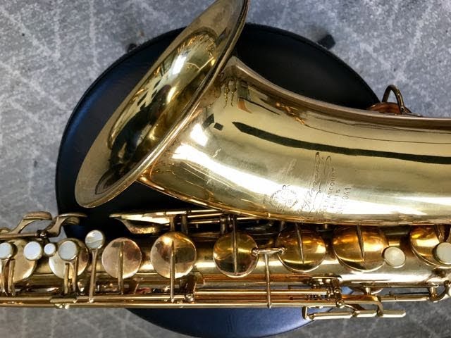 Chris Potter plays a Selmer gold plated Cigar Cutter tenor