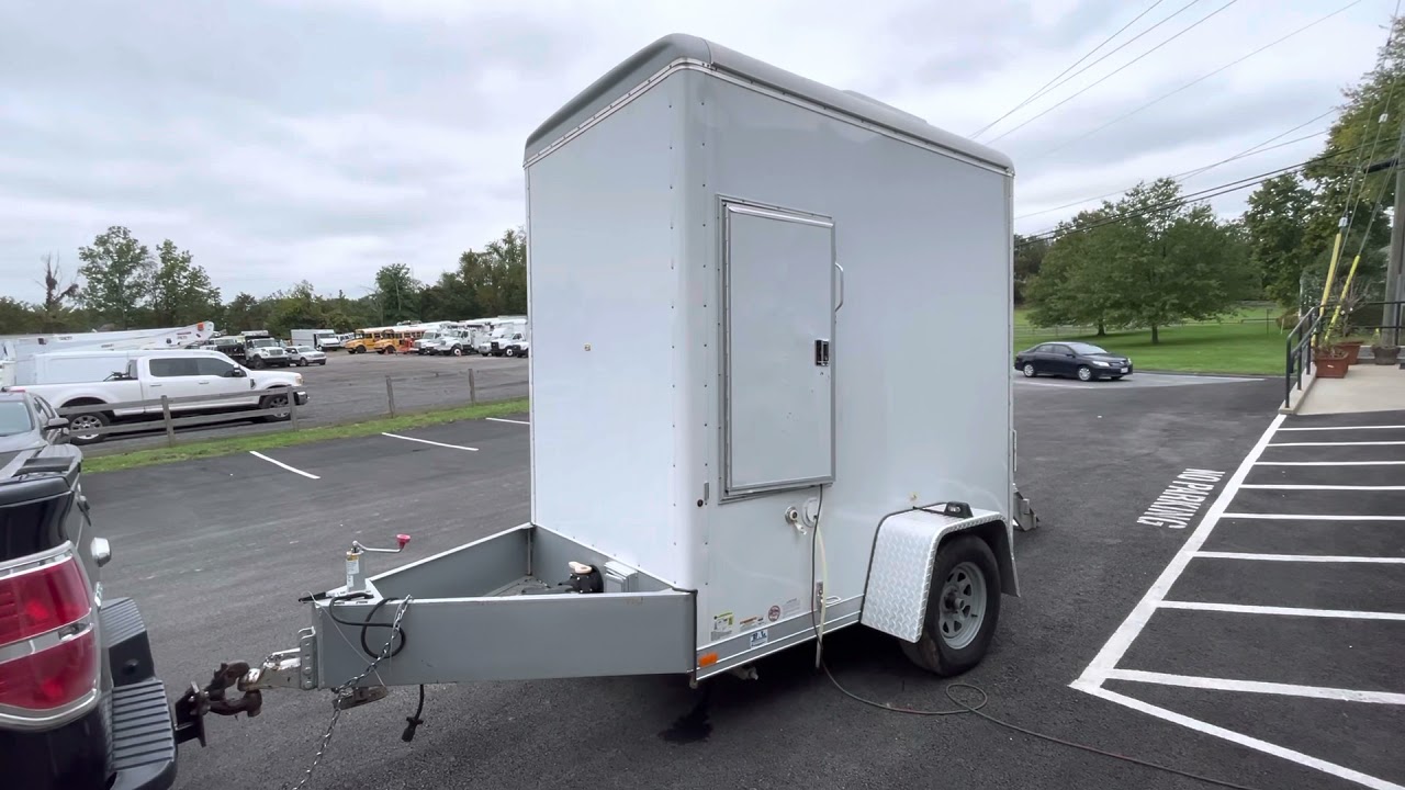 Lewis Motor Company - 2015 Wells Cargo Ultralav Bathroom Trailer sold and headed to CA! Walk around