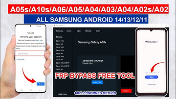 All Samsung A05s A10s A02 A02s A03s A04e A06 A05 A04 Android 11 14 FRP  Bypass TOOL 2025