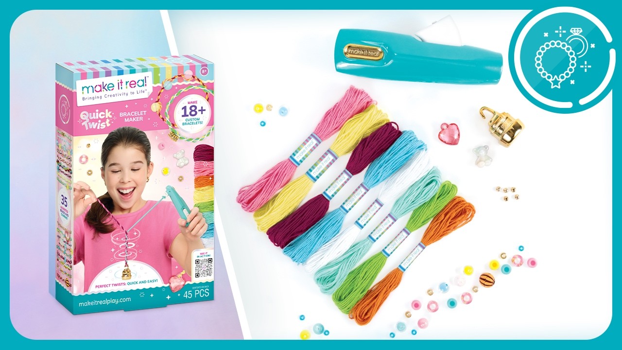 Create Custom Cord Bracelets with the Quick Twist™ Bracelet Maker