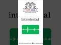 How to Pronounce interdental ? #shorts #shortsvideo #vocabulary #english #education #learnenglish