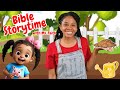 Bible story for toddlers, Jesus heals blind man, letter sounds. Christian toddler learning!