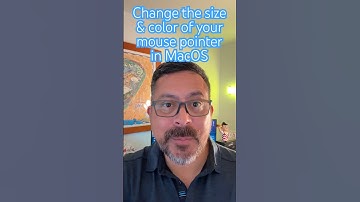 Customize your mouse pointer MacOS! #macos #apple #macbook #mactips