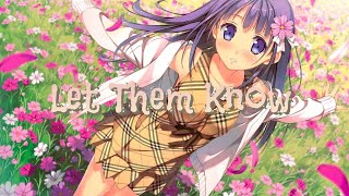 Nightcore - Let Them Know - Mabel