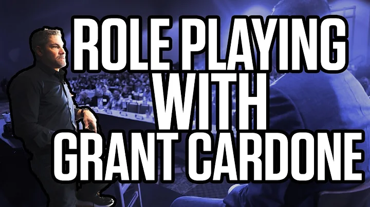 Role playing with Grant Cardone at the 10X Busines...