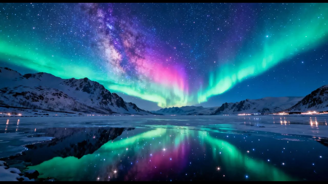 🌌 The Magic of the Northern Lights: Lights💚✨of the North in 4K 