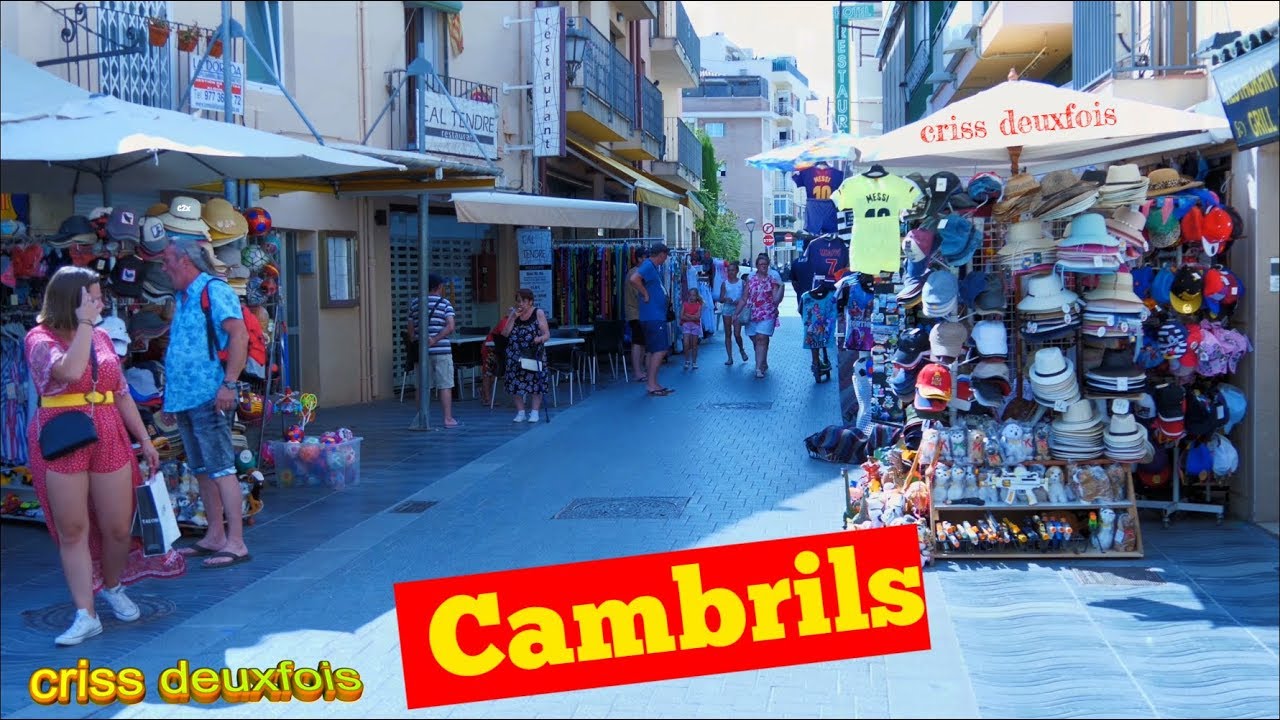 Cambrils ; Port ; Costa Daurada ; Town Tour ; 4k ; Magasin ; Littoral ; Sun ; Mer ; Espagne ; Spain