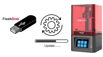 Upgrade Firmware Creality Halot One via USB Flashdisk