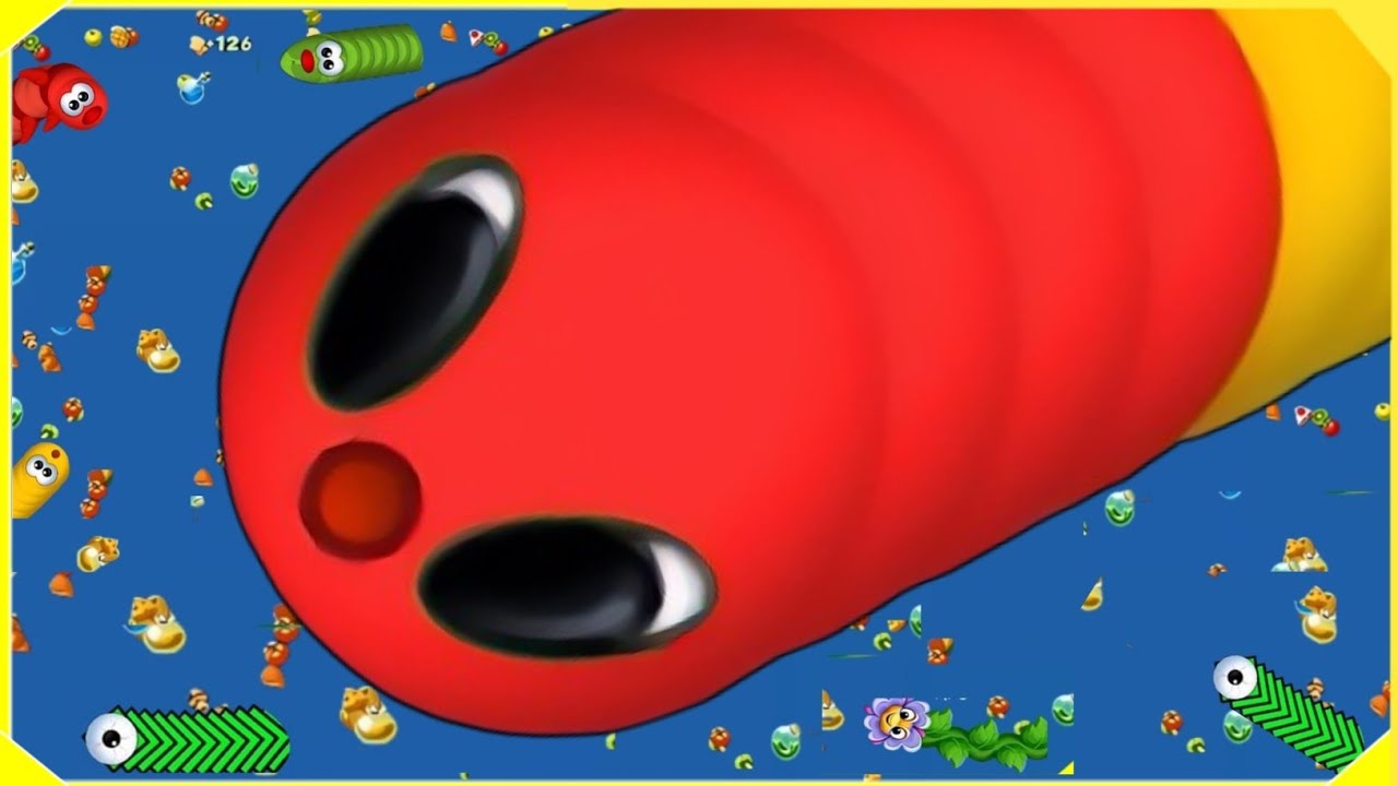 🐍Wormszone.io | giant SLITHER SNAKE TOP 01/epic worms zone best gameplay! I 😈 WORM  SNAKE WORLD ⚡