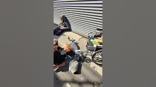The streets of Kensington Philadelphia #homeless ￼