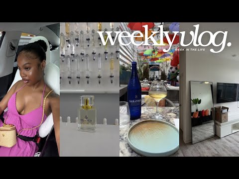 vlog — week in my life, packing, adjusting to working, perfume class & more