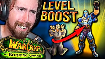 Asmongold Tries Classic TBC New Boosted Character "Experience"