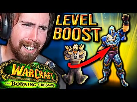 Asmongold Tries Classic TBC New Boosted Character 