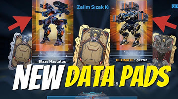New Data Pads Opening! | War Robots Gameplay