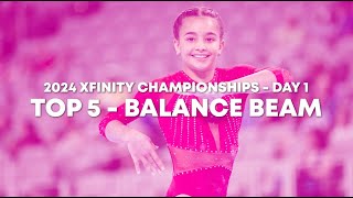 Top 5 Routines - Balance Beam - Junior Women Day 1 - 2024 Xfinity US Championships