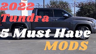 2022 Toyota Tundra Best Mods