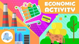 primary secondary and tertiary sectors economic activity for kids