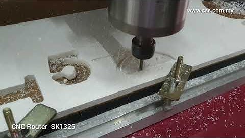 Foam Board Engraving by CNC Router SK1325