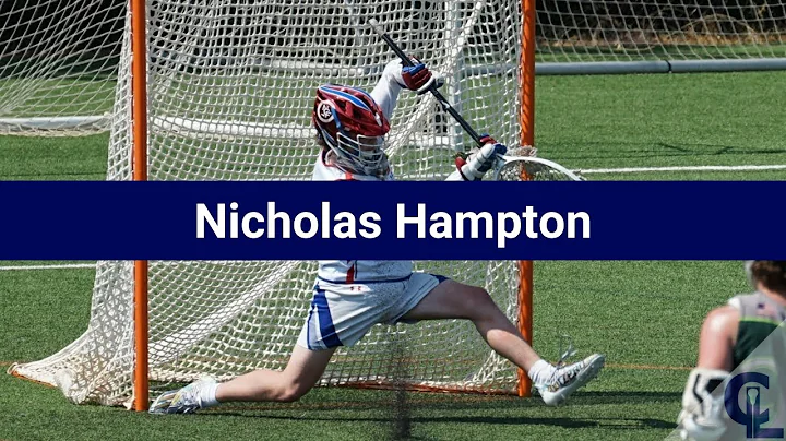 Nicholas Hampton Lacrosse Highlights | NC 2023 | G...