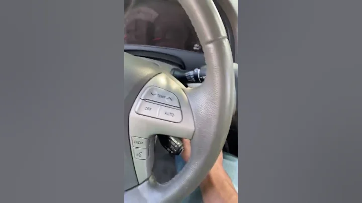 Toyota Camry Idle Reset and Relearn Procedure