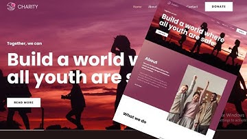 How to make a Complete Charity Website Using HTML & CSS || Step by Step || Ms. Web Developer👩‍💻