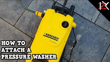 How To Connect High Pressure Washer To A Garden Tap | Karcher Pressure Washer Install