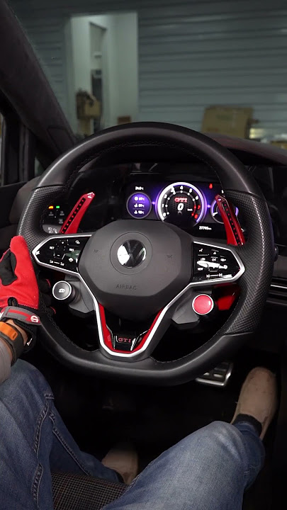 How LED Steering Wheel Paddle Shifters Work on VW Golf GTI MK8？ 