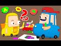 Learn colors with toy cars and trucks for kids. Kids&#39; animation &amp; baby cartoons for kids.