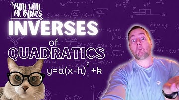 Finding the Inverse of a Quadratic in Vertex Form🔥Precalculus | Math with Mr Barnes
