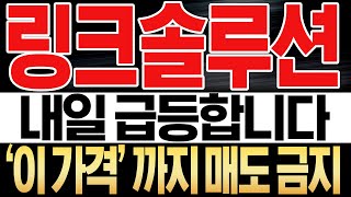 [링크솔루션 주가 전망]내일 급등합니다. &#39;이 가격&#39;까지 매도 금지
